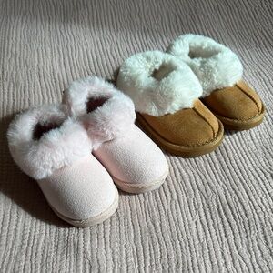 Cozy Pink and Tan Toddler Inspired Uggs